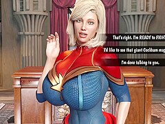 Hot Girl With Big Tits Rough Fuck With Alien Monster Cockham Superheroes 23