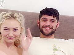 Vinny Tesoro and Clara Fargo are fucking like two wild animals, in front of the camera