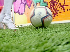 These footballers wives learned to score on their own