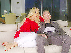 Naomi Swann and Brandi Love in Mick's foot fetish