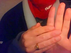 Deborah hand fetish erotic asmr with long nails and bitten nails