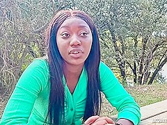 Awa Black French Young Slut In Her First Hard Sex