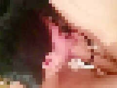 Personal smartphone shooting A submissive obedient saffle silently doing ball licking handjob blowjo
