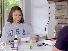 Michelle Anderson and Jeremy Barker went to the bedroom, to fuck all day long, until they cum