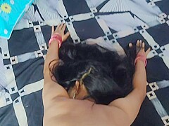 Priya Bhabi - Desi Indian Big Ass Fucked By Neighbour Stepbrother In Bedroom While Room Cleaning