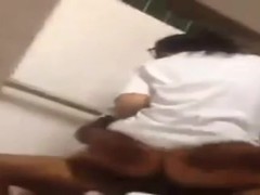 Riding Dick in School Bathroom