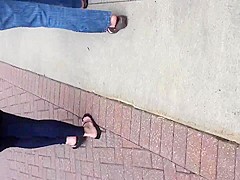MILF WITH NICE ASS AND FRESH FRENCH PEDICURE