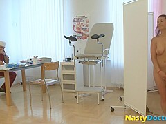 Busty Teen 18+ Gets A Big Cum From Her Doctor