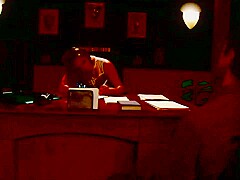 Oral sex session with a wonderful American brunette whore