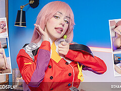 Sweet Anime Teen, Rihanna Black, Fucked By A Real Man - NuCosplay
