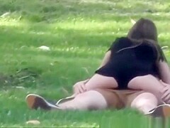 Teen couple spied in park