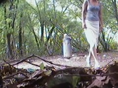 My hidden video camera accidentally spied pissing gal