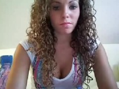 Pretty Brunette Teenie Enjoys Her Sex Toy