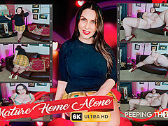Home Alone With Horny Granny - PeepingThom