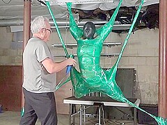 Sarah Brooke Suspended Mummification With Orgasm