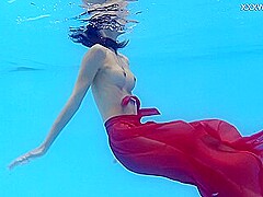 Hermione Ganger - Tiny Skinny Pornstar In The Pool