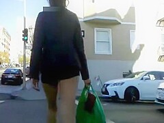 BootyCruise: Asian Babes Leg Art 4 - Black Shorts