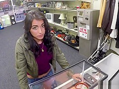 XXX Pawn Shop - Busty Latina Gets White Anaconda