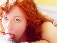 gorgeous breasts and a passionate tongue blowjob Art of ...