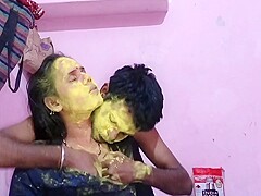 Holi Special Bhabhi Ko Rang Laga Ke Dever Ne Khub Choda