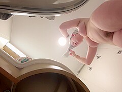 Busty Blonde Teen changes on hidden cam