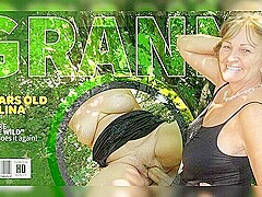 Katalina 60 Year Old Granny Kataline Gets Her Mature Pussy Fucked In The Woods! - Leslie Taylor