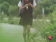 Fascinating slut getting her boobs licked by some horny sharking chap