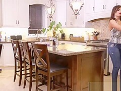 Super New Mama Helena Price Ride cock Hot Tender Son's Friend