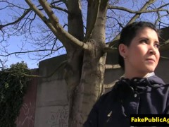 Petite euro doggystyle fucked by fake agent