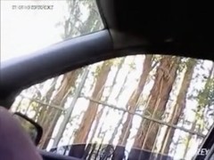 Amateur fem shock from the view of hard dick flash