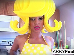 Surreal Kitchen Dress Up With And Her Giant Cucumber - Abigailmac