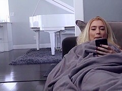 Tiny Anastasia Knight caught masturbating