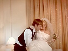 Sultry bride requires consummation on her wedding night, husband has an idea