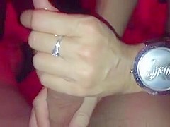 Horny BIg Boobs TugJob Slow Mo