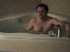 Pair make love in the jacuzzi tub