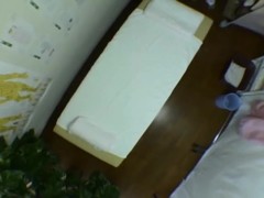 Kinky masseur is pleased to exam hot nub before voyeur cam