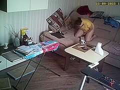 yer nude masturbation in front of hidden cam