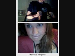 Juicy Omegle girl shows off