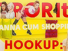 Morgan Rain, Scarlit Scandal And Kenzie Reeves - Sorority Hookup: Wanna Cum Shopping?