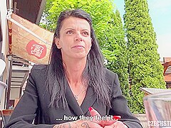 European Brunette Milf Mature Walking On Public With Vibrator 720p - Public Hardcore