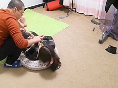 Chinese Bondage - Black Latex