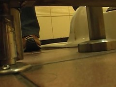 Compilation of public toilet pissing