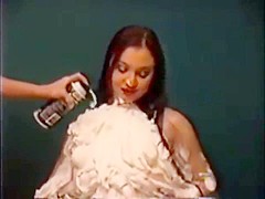 Girl In Shaving Cream