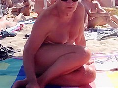 Cap d'Agde nude beach voyeur's point of view
