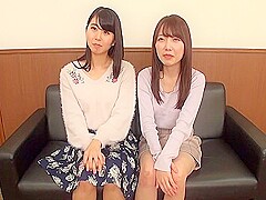 Two Bestie Amateur Girls: Sloppy French Kissing While Teasing Handjob 2 Special Edition 4