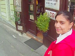 Pulled Teen Cockrides In Public Basement Pov
