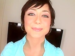 Winsome Zoe Voss is sucking penis