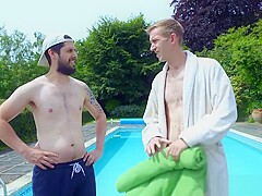 Busty Chantelle magical swimming pool transformation