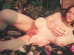 Lina Paige, Emily Adaire And Emily Doll - Masturbation And Doggy Fuck Why Am I So Horny Every Mornin