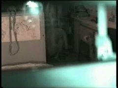 Hot ass blonde babe caught solo and naked in the bathroom